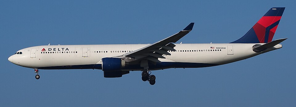 Airbus A330-300 in flight